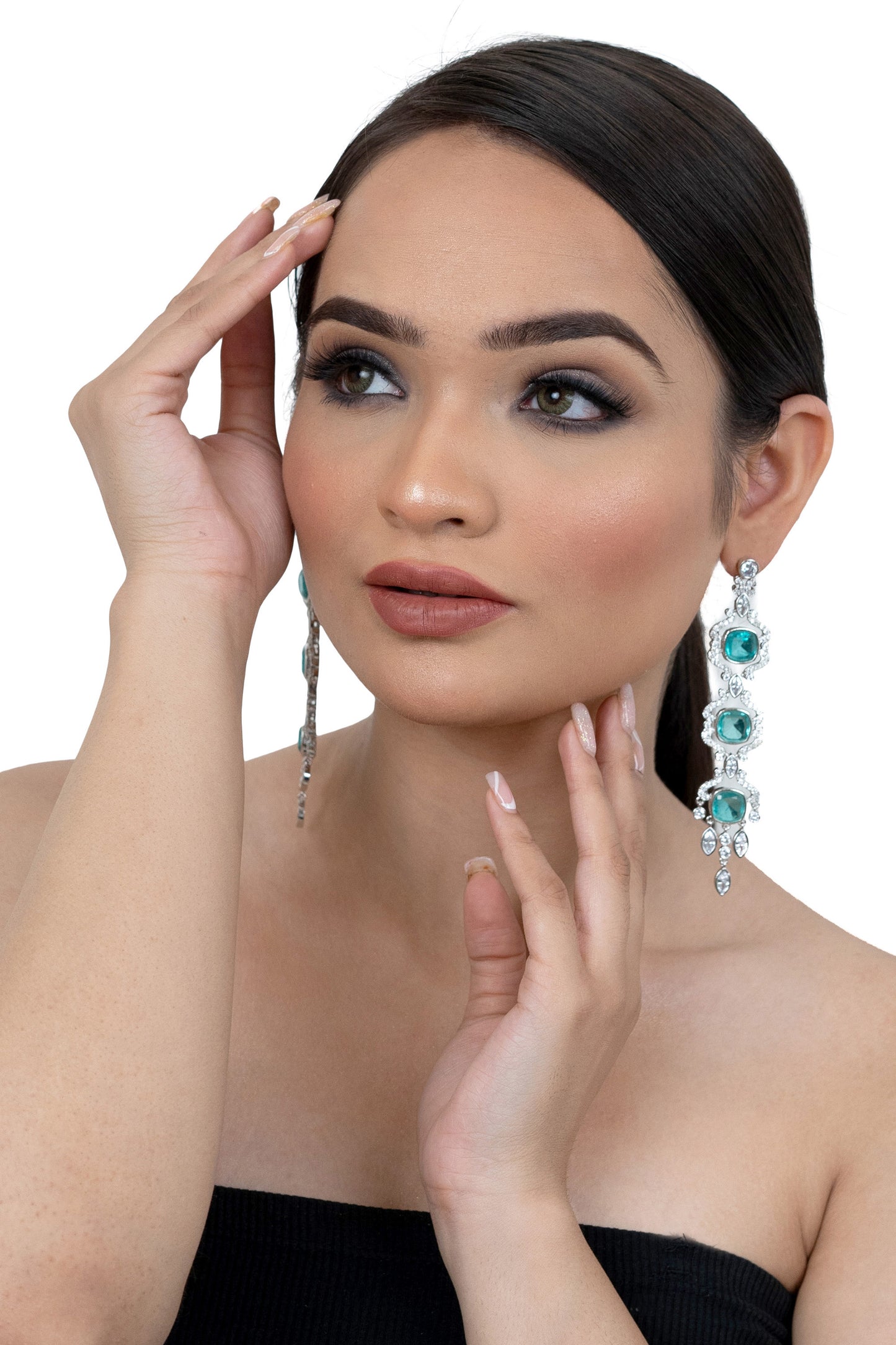 Turquoise Danglers