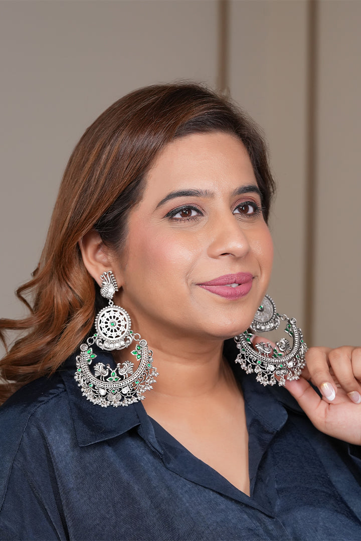Peacock Jhumkis
