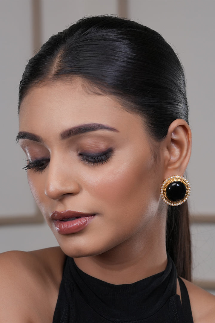 Black Pearl Studs