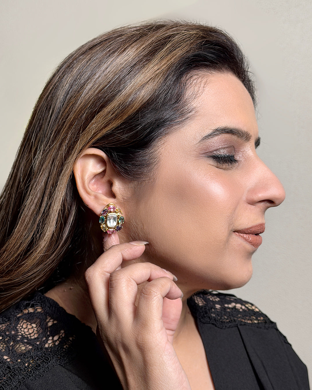 Multi colored studs