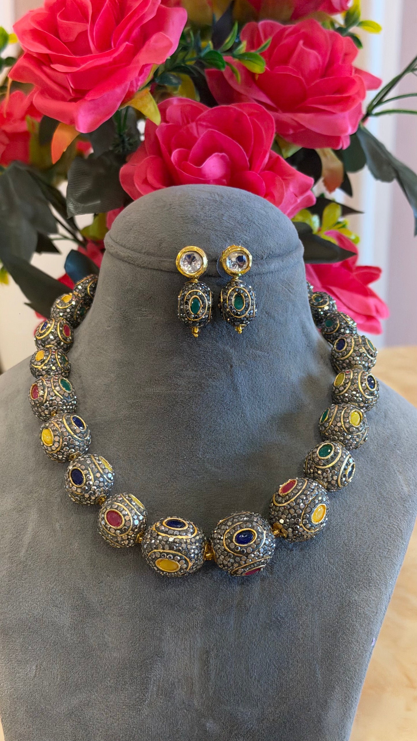 Navrattan Beads Maala