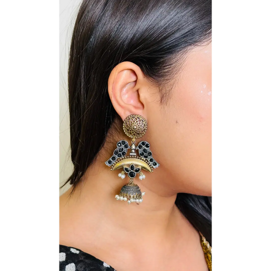 Black Bird Earrings