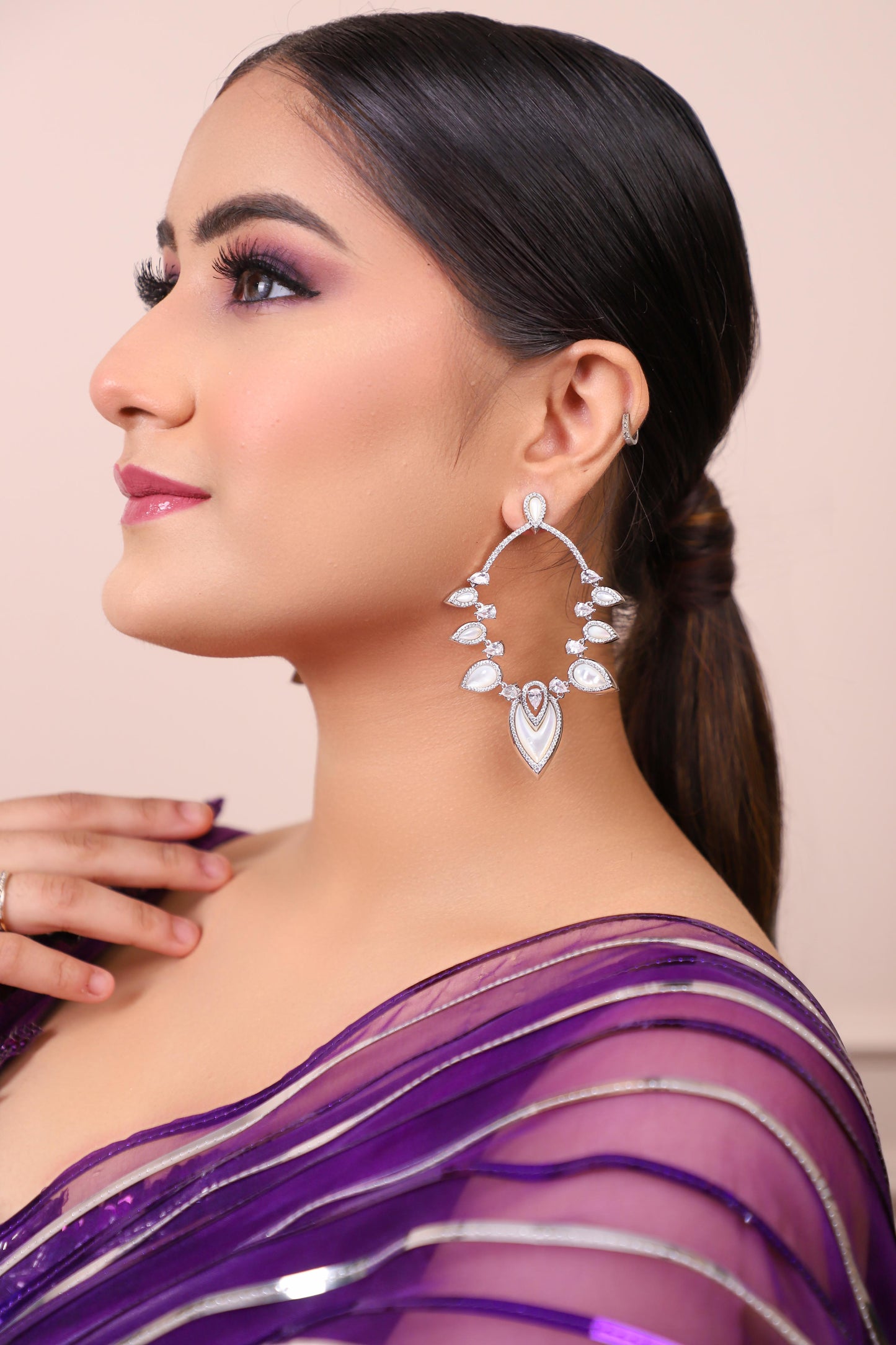 Mother Of Pearl Danglers