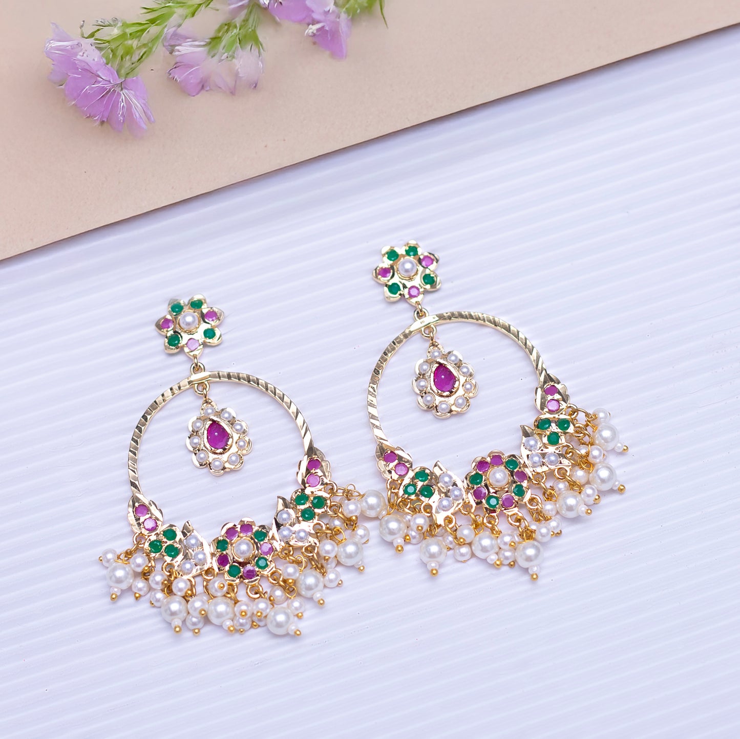 Jaadu Multi-Coloured Jhumkis