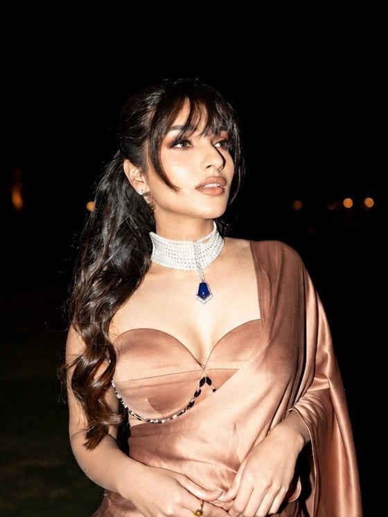 Pearl sapphire set