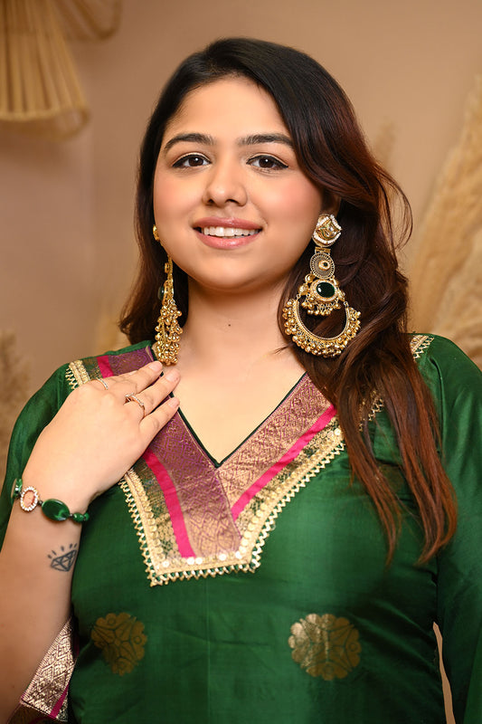 Oversized Oxidised Danglers