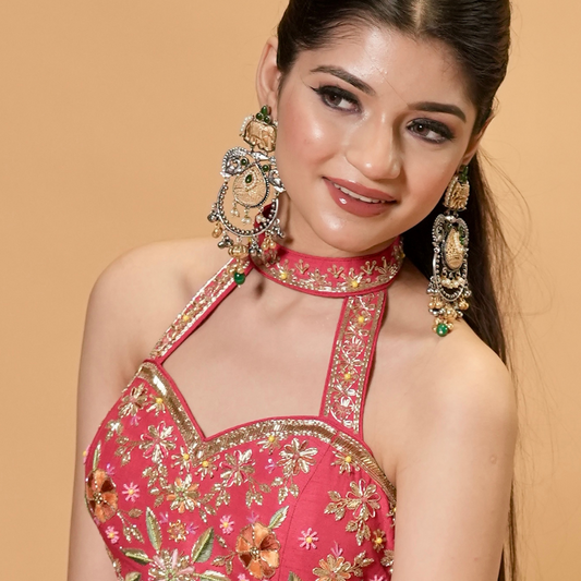 Gold Plated Bridal Jhumka