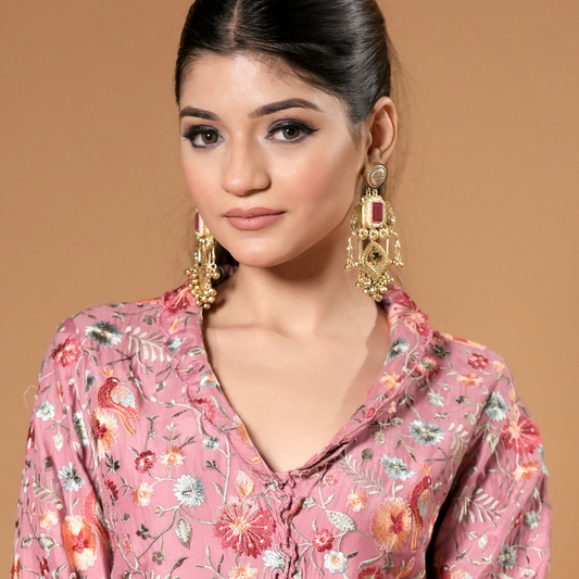 Gold Plated Jhumka Earrings