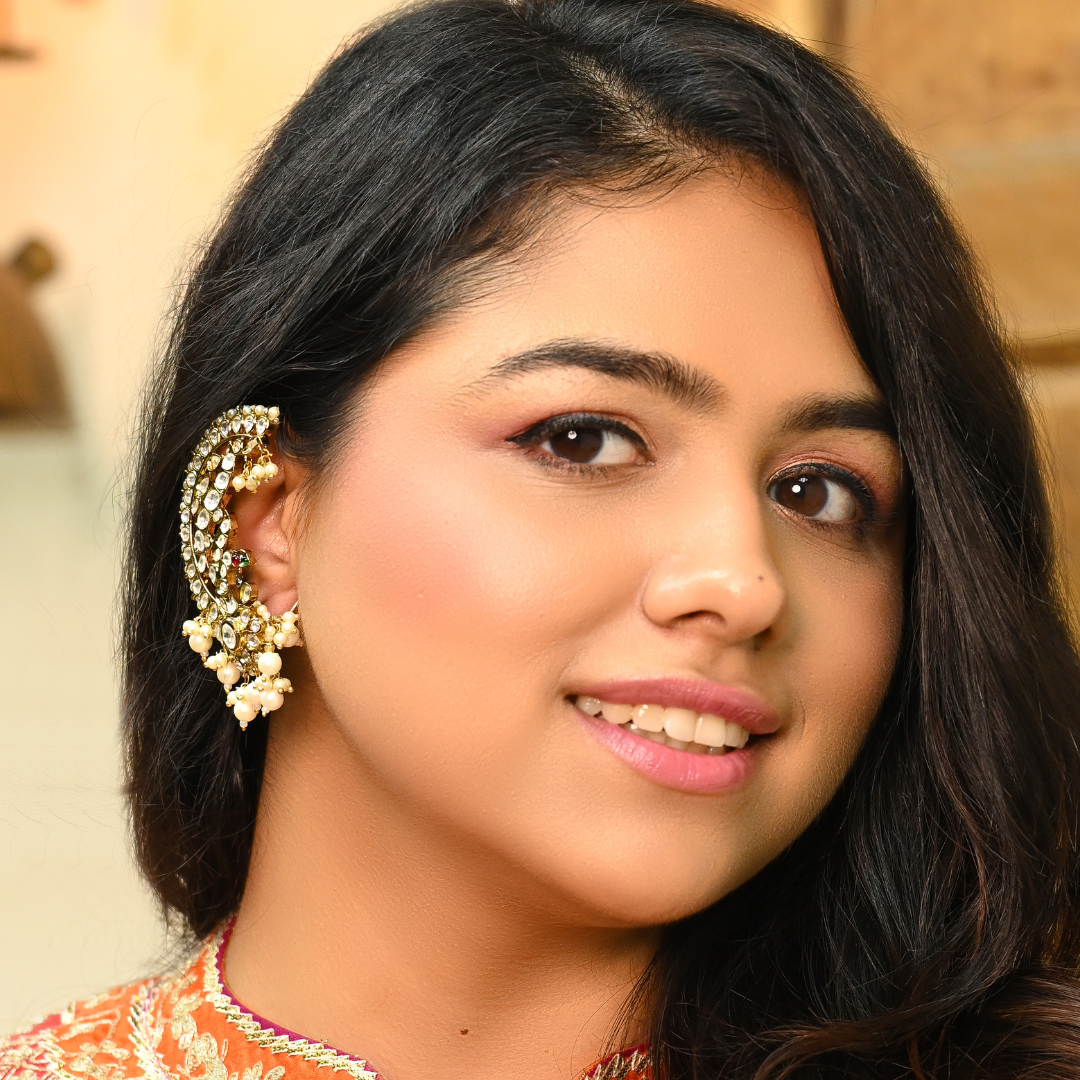 Kundan Ear Cuffs