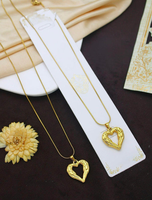 18K Gold Plated Heart Necklace