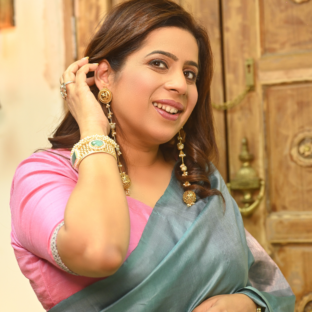 Kashmiri Sunehri Earrings