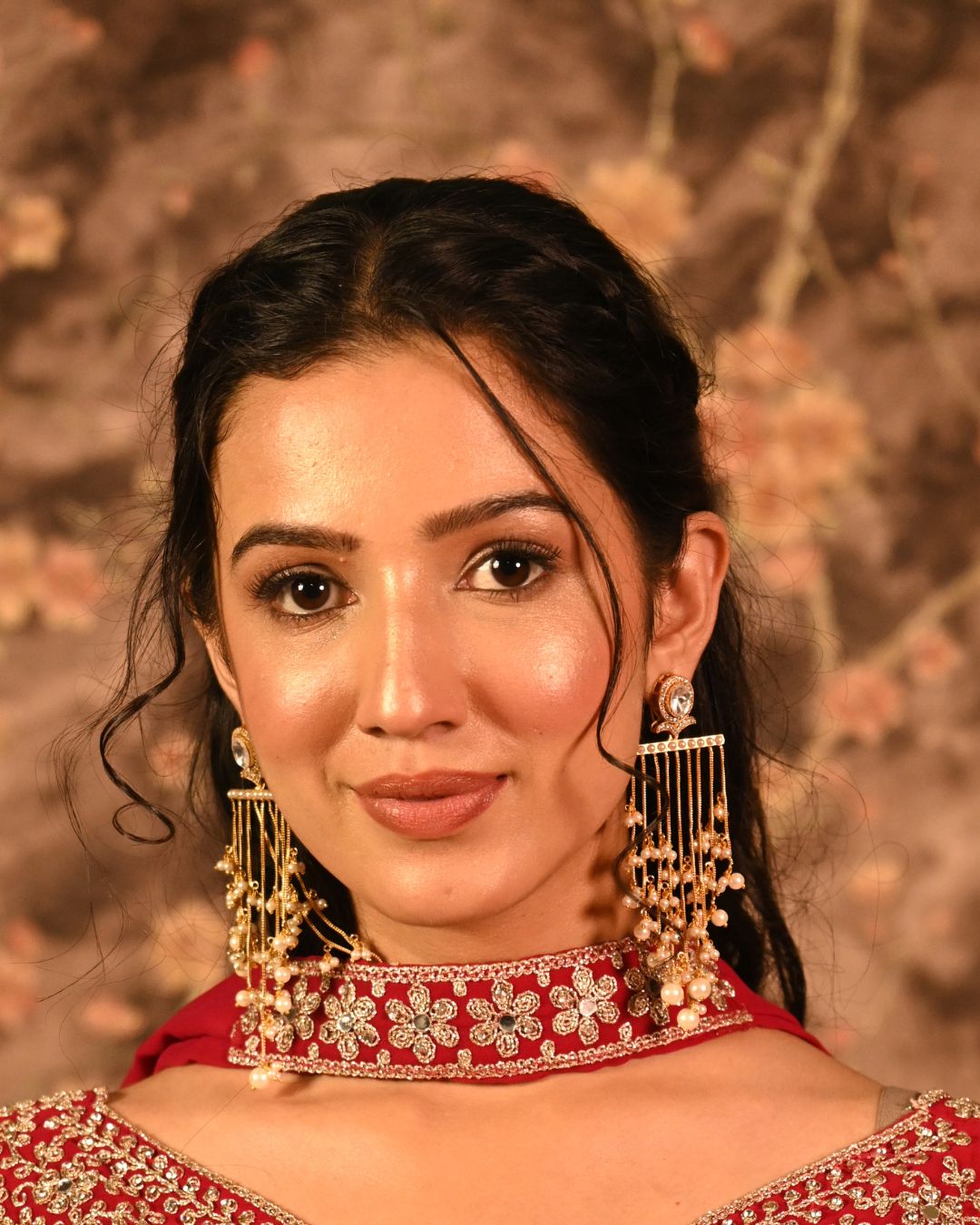 18K Gold Plated Chandelier Earrings