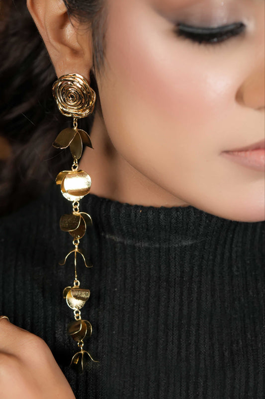 Golden flower danglers