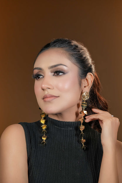 Golden flower danglers