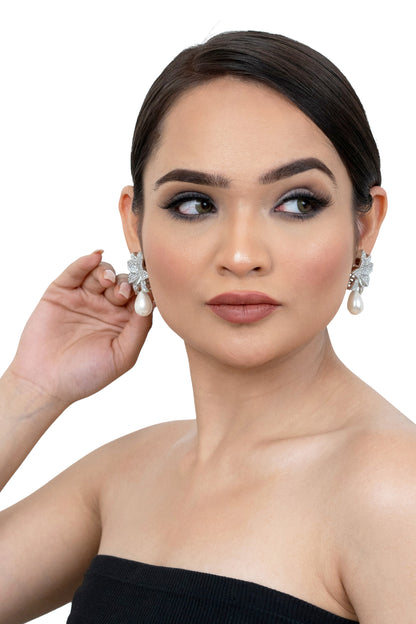Star Pearl Earrings