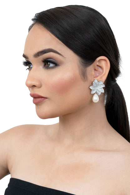 Star Pearl Earrings
