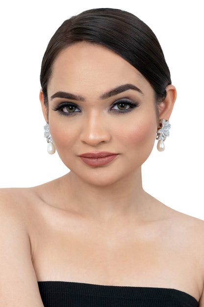 Star Pearl Earrings
