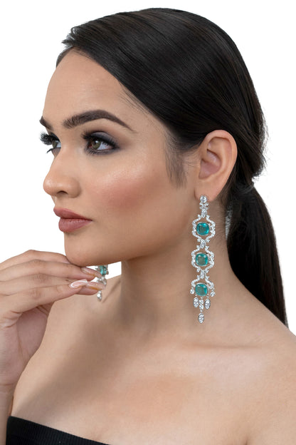 Turquoise Danglers