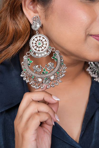 Peacock Jhumkis