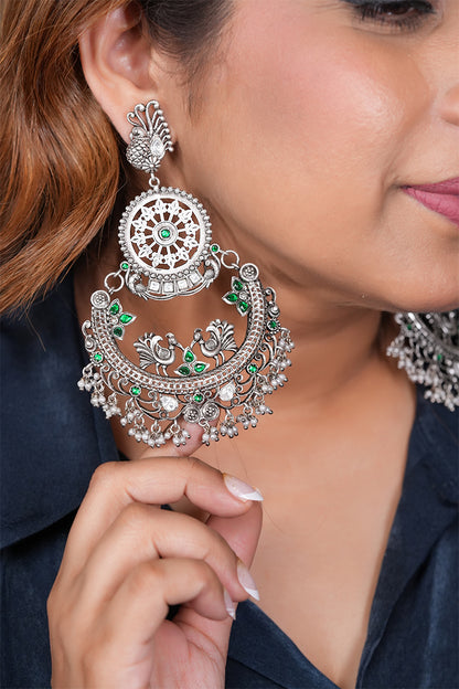 Peacock Jhumkis
