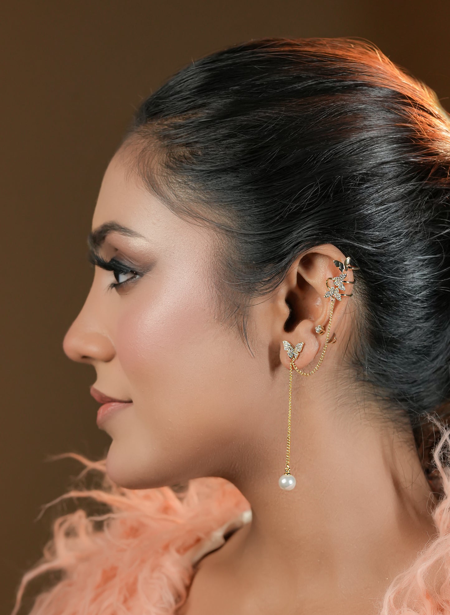 Butterfly Ear cuff (left ear)