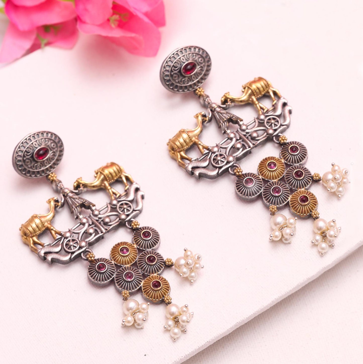 Camel Earrings