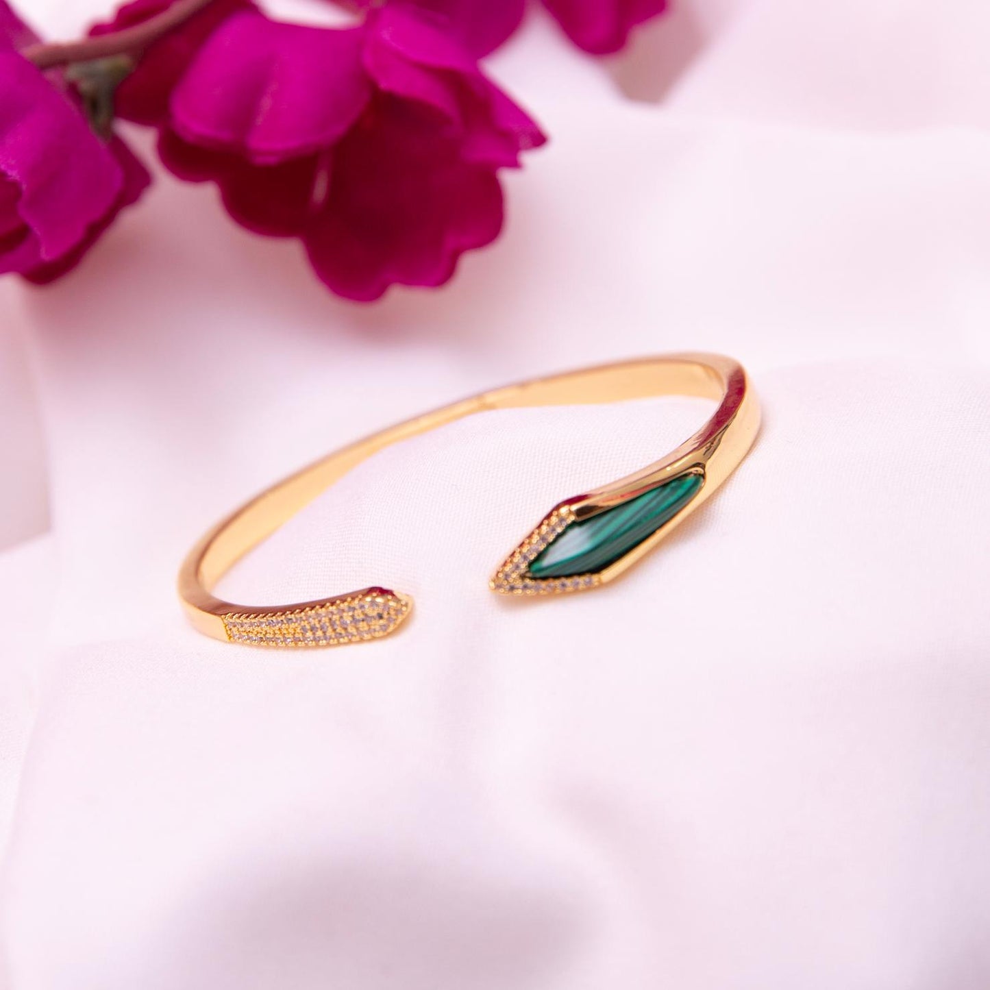 Gold & Green Bracelet