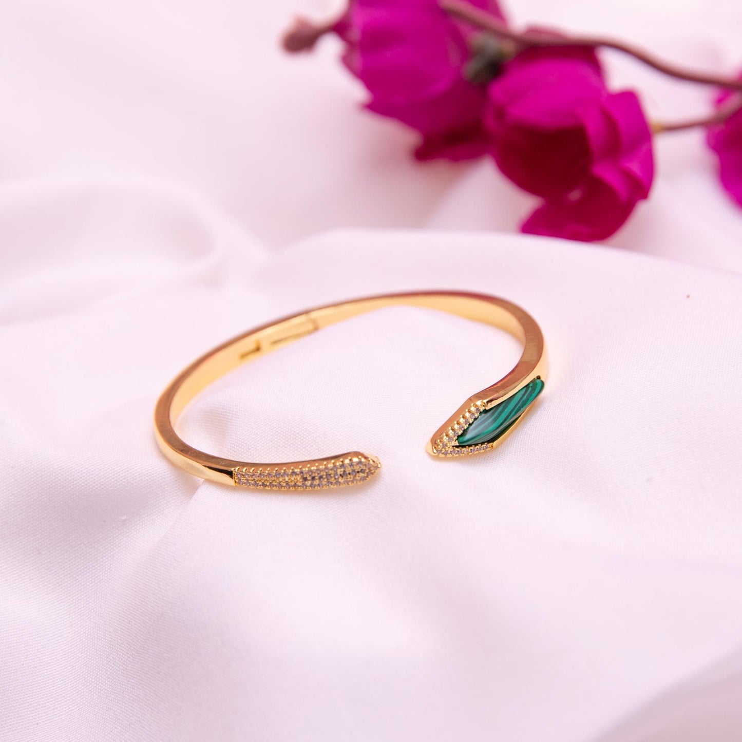 Gold & Green Bracelet