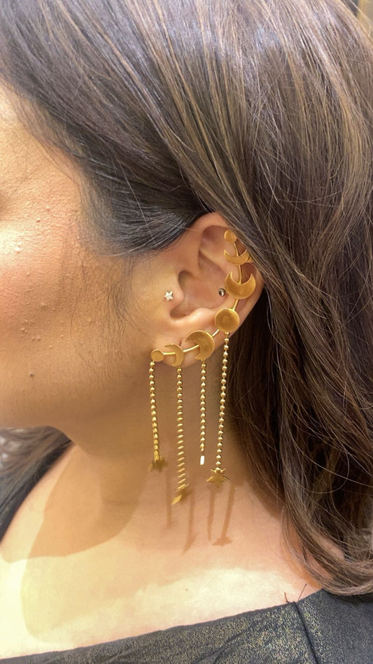 Chand tara ear cuffs (pair)