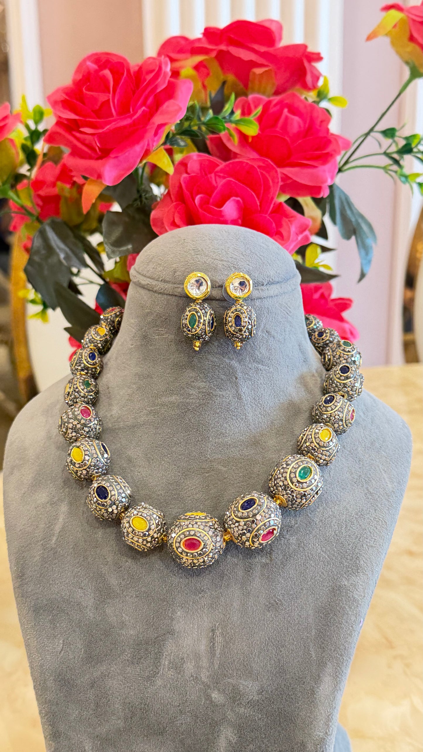 Navrattan Beads Maala