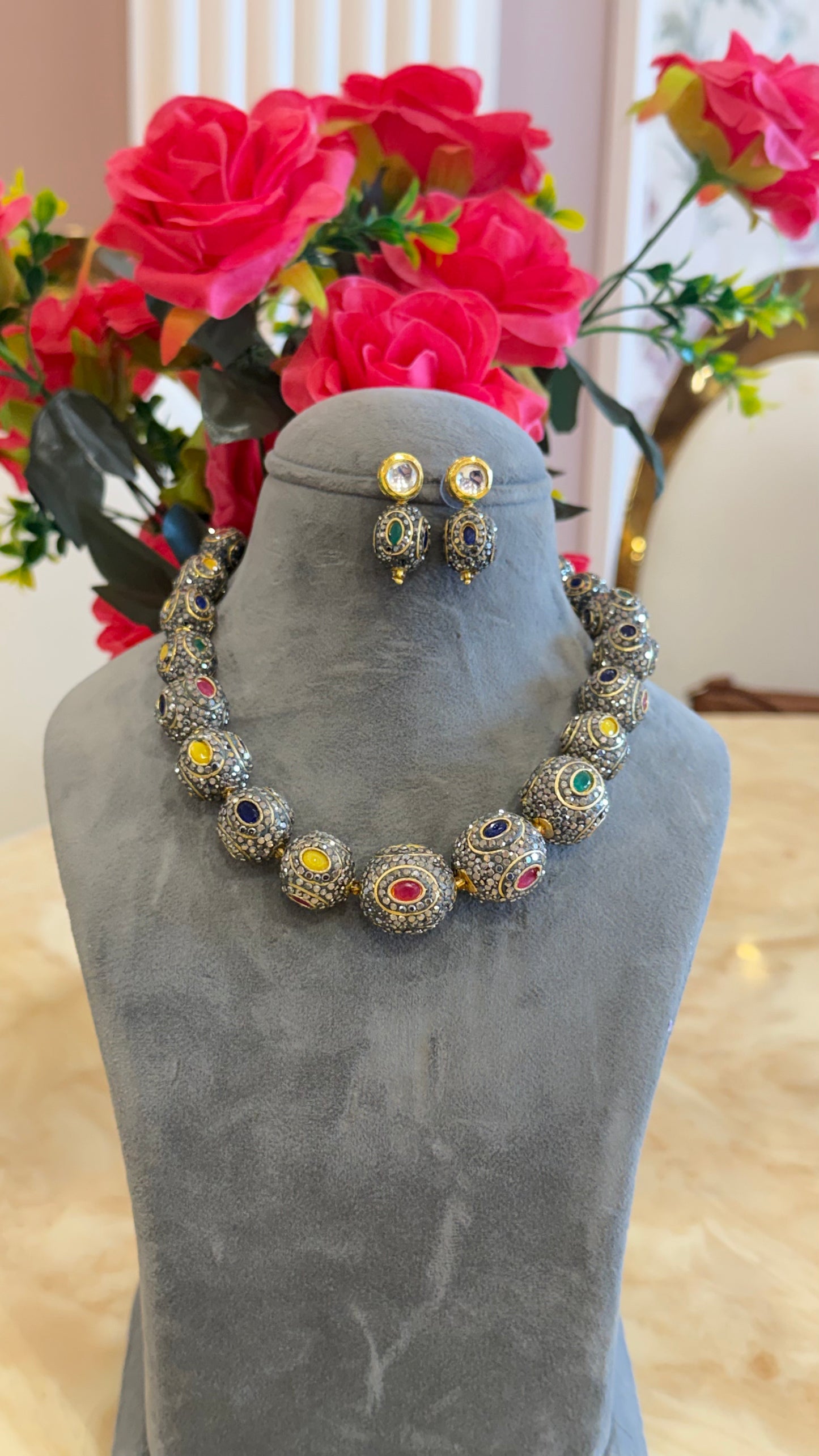 Navrattan Beads Maala