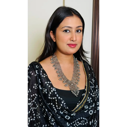 Oxidised Ghungroo Necklace