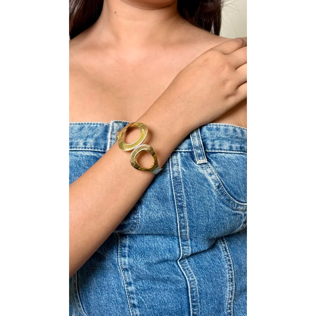 Broad Stainless Steel Bracelet