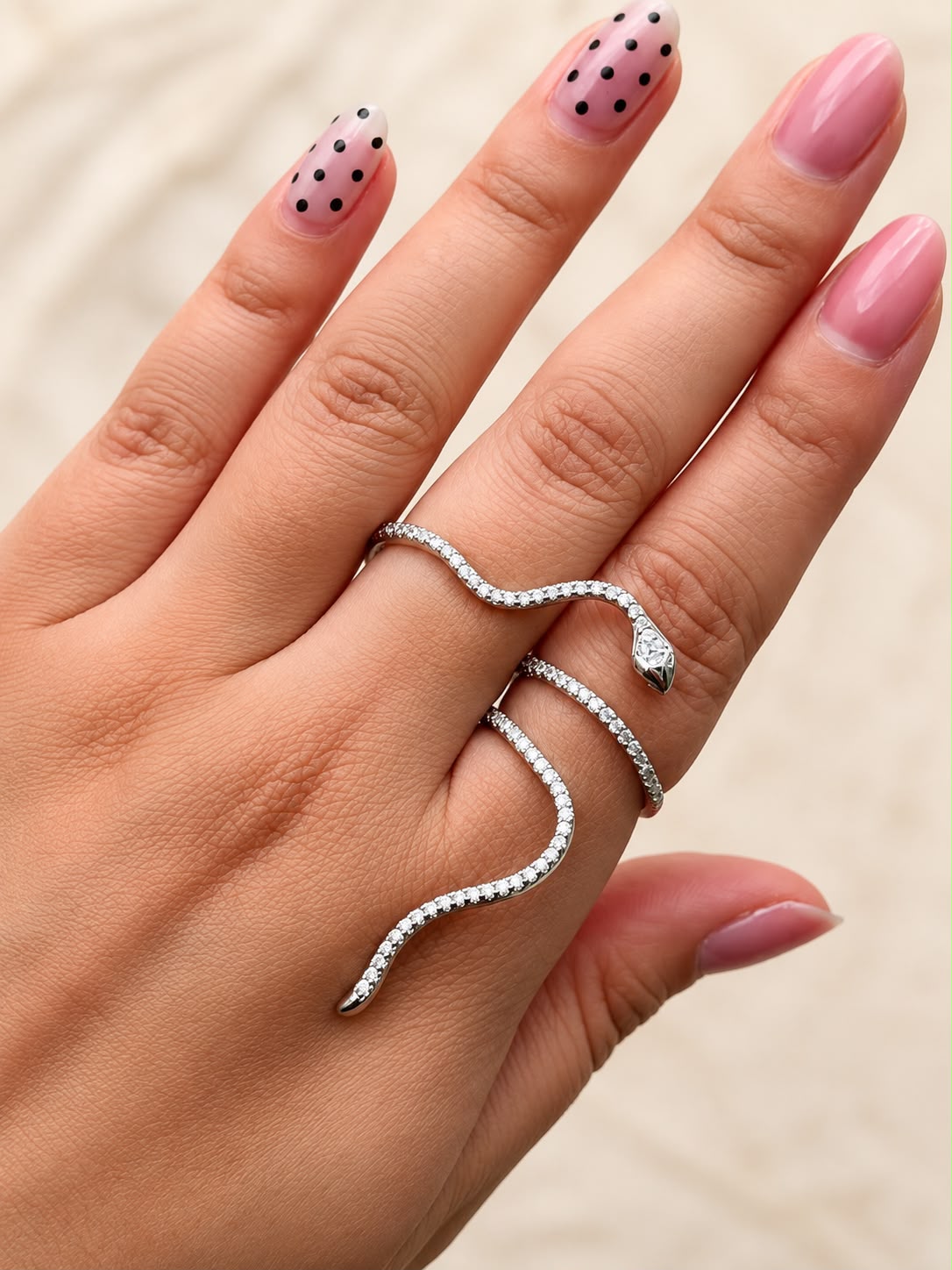 Snake Twisted Ring