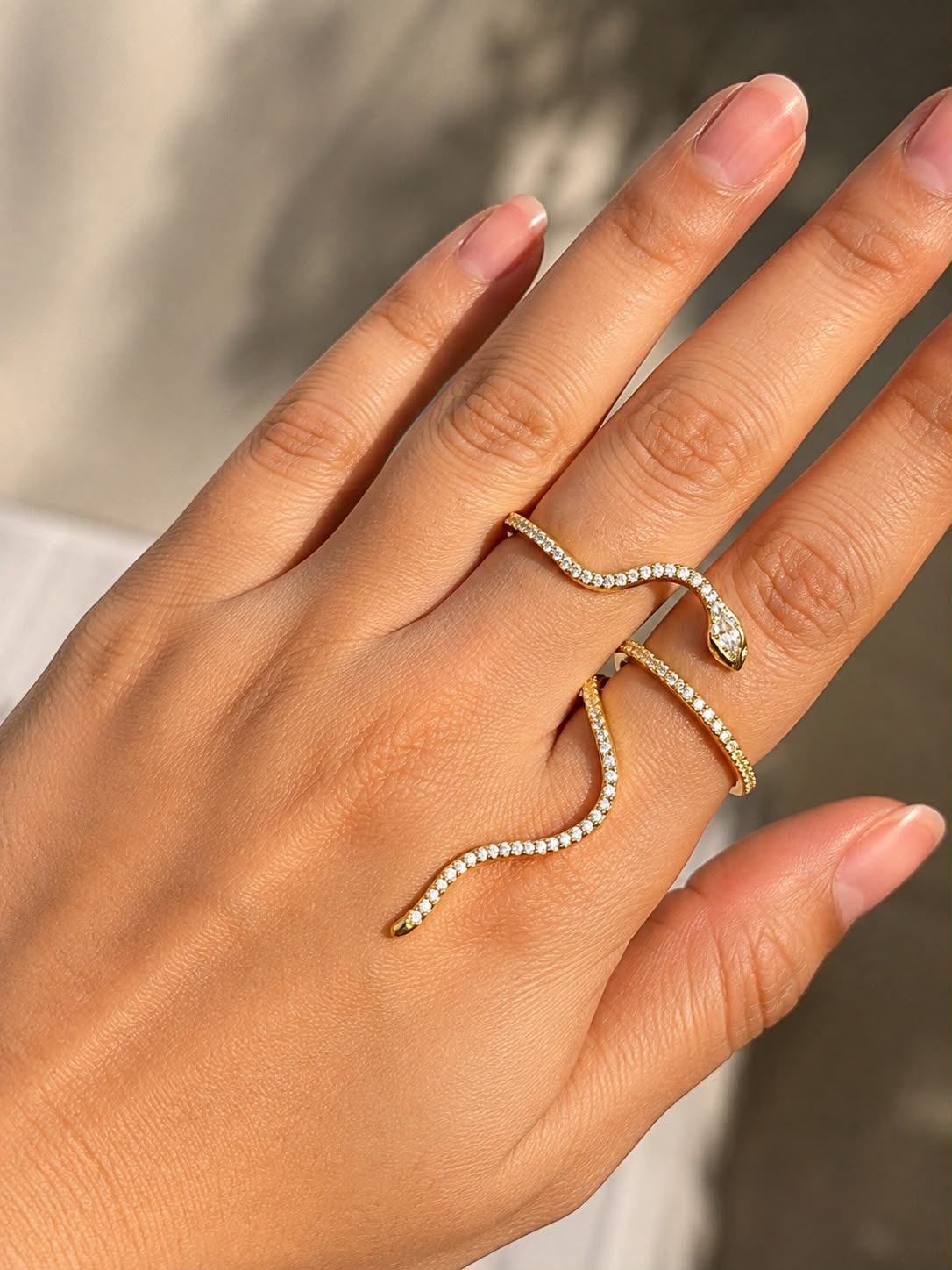 Snake Twisted Ring