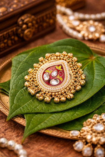 Ghungroo Kundan Ring