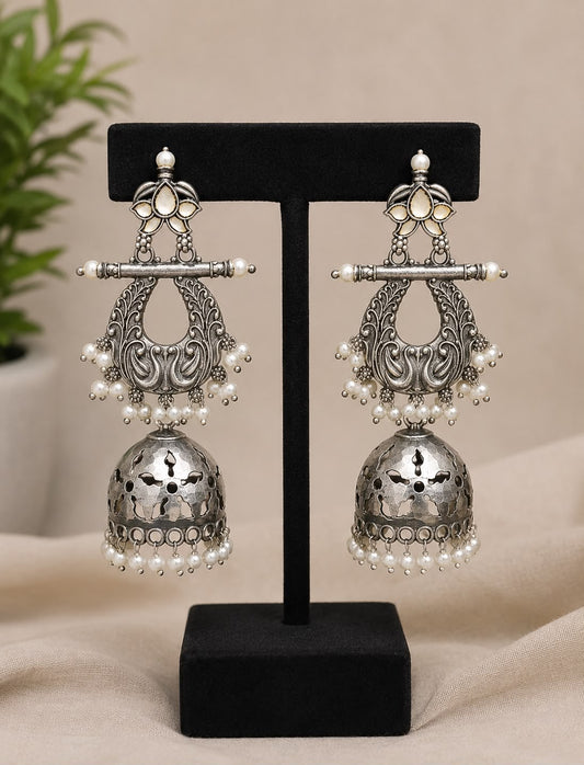 Oxidized Jhumkis