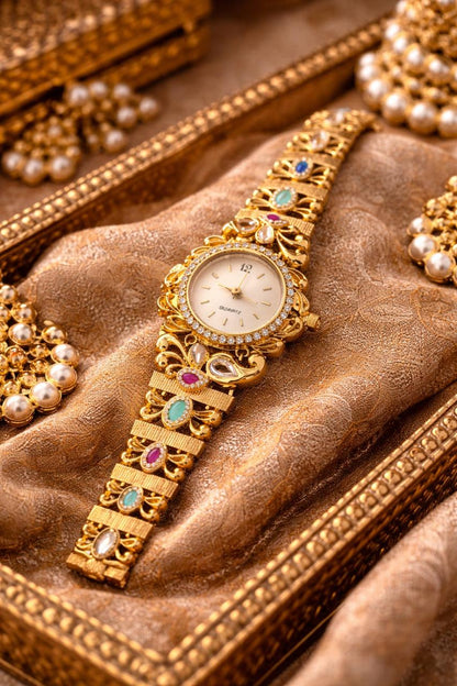 Lady Grace Shahi Kundan watch