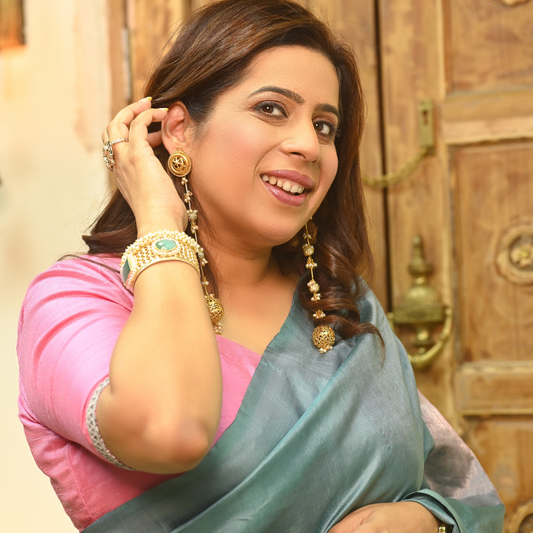 Kashmiri Sunehri Earrings
