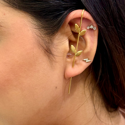 Leaf Ear Cuffs