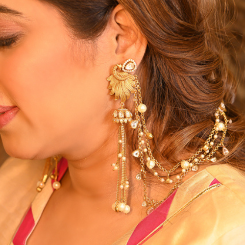 Meher-E-Kaan Chain Earrings