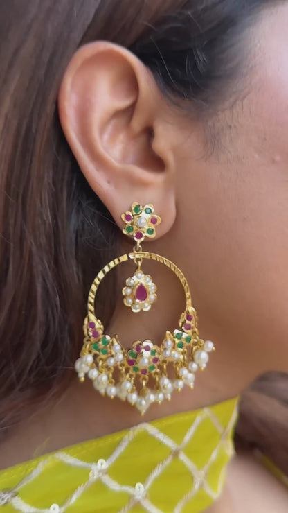 Jaadu Multi-Coloured Jhumkis